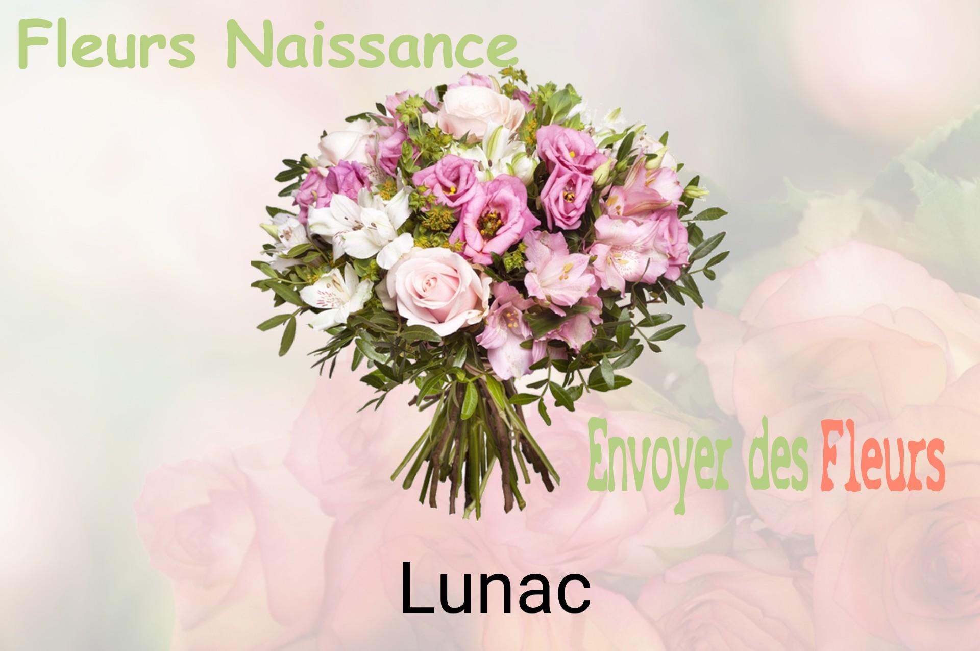 Bouquet de fleurs de naissance livré à Lunac